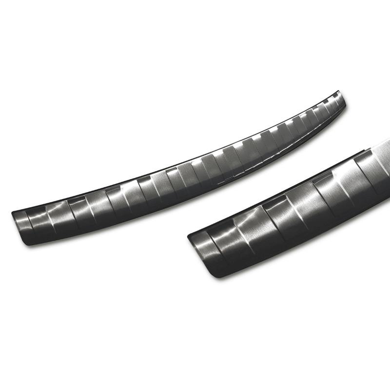 Zwart RVS Achterbumperprotector  Jeep Cherokee V FL 2018- 'Ribs'