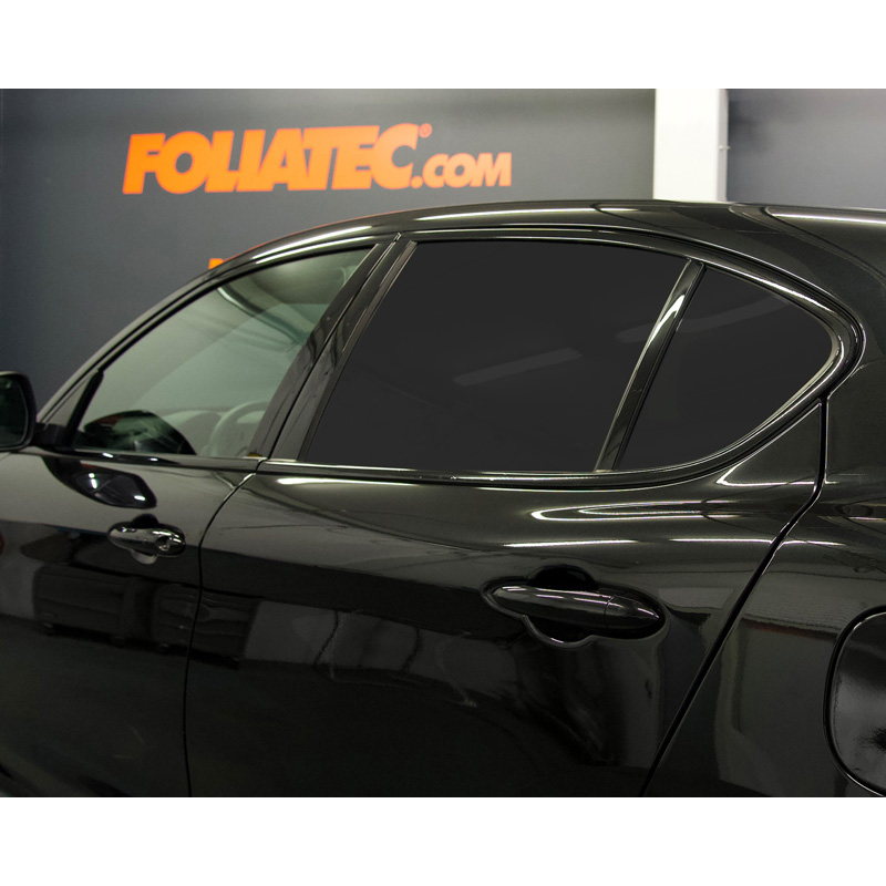 Foliatec 'Chrome Out' Set Matzwart - Folie strip 5cm x 15m