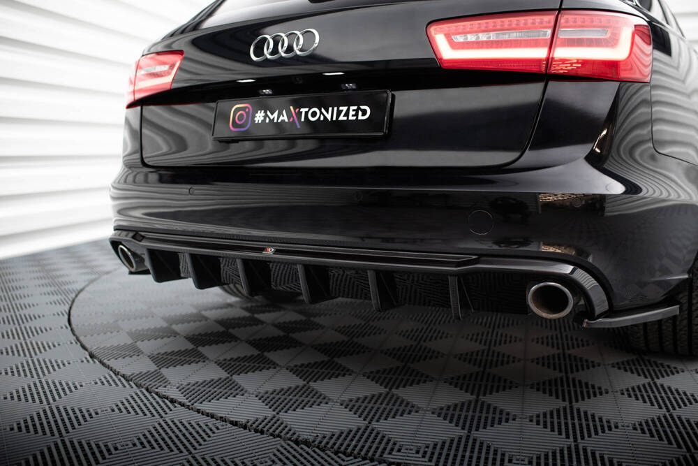 Diffuser Audi A6 Avant C7 Maxton Glans Zwart