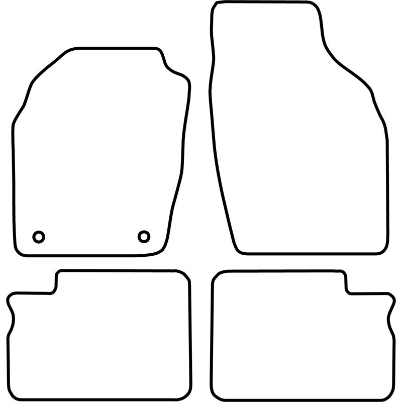Automatten  Opel Agila 2002-2004