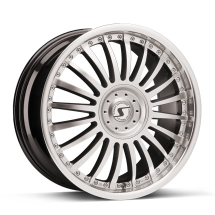 Velgen Schmidt CF-Line-1-dlg-Highglosszilver 9.5x20 5x114,3 ET30