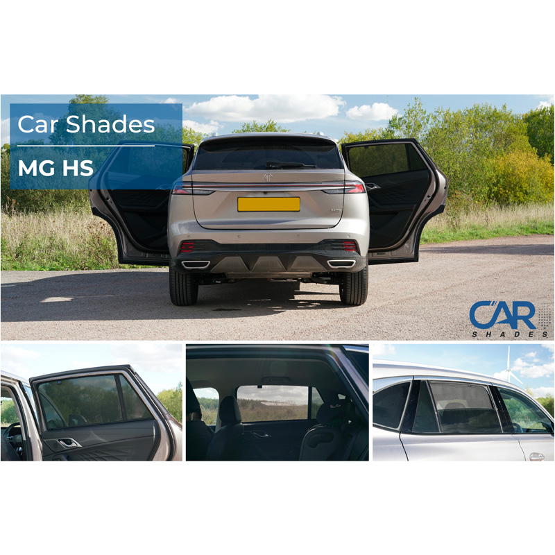 Set Car Shades (achterportieren)  MG (E)HS II 2024- (2-delig)