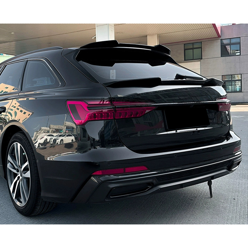 Onderste achterspoiler  Audi A6 (C8) Avant 2018-2024 (ABS Glanzend zwart)