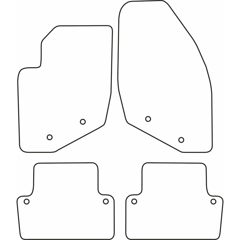 Automatten Velours  Volvo S70/V70/XC70 2001-2008