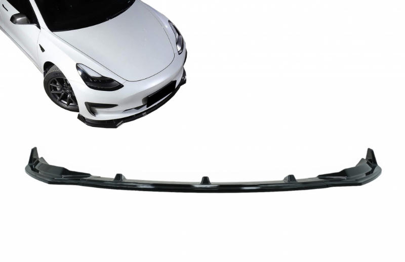 Voorspoiler Tesla Model 3 Piano Zwart