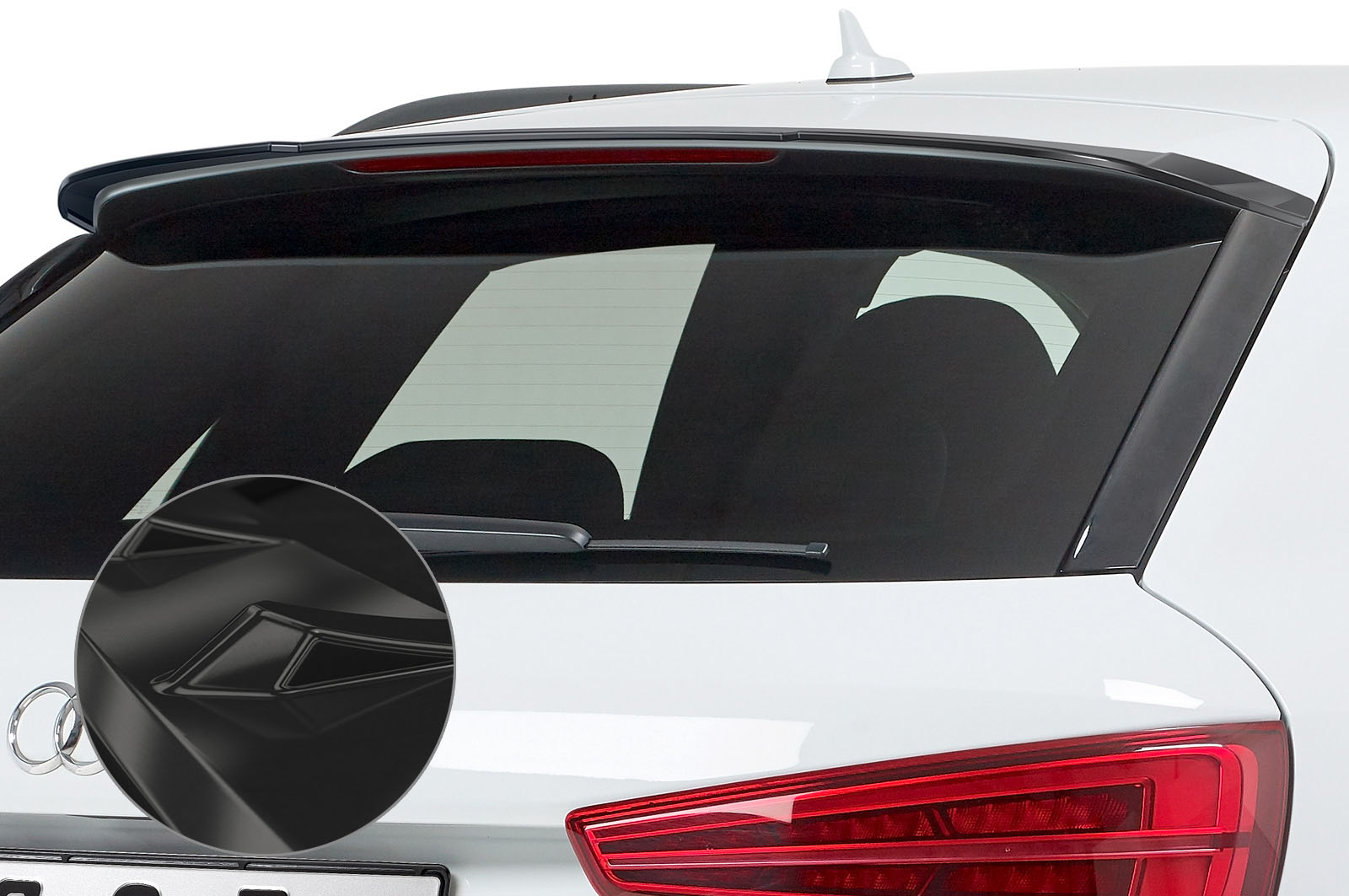 CSR achterspoiler Audi Q3 Glans zwart
