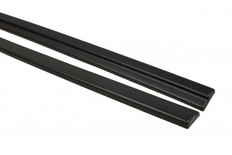 Zijskirt Diffusers Audi S7 / A7 S-Line C7 FL Glanzend Zwart