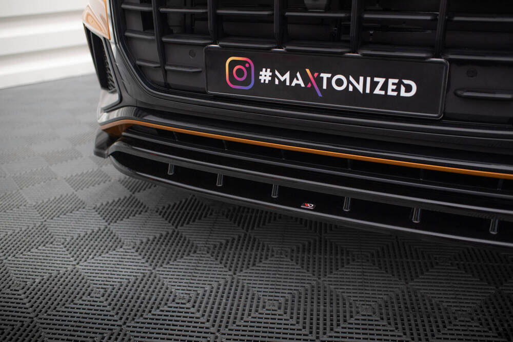 Voorspoiler Audi Q8 S-Line / SQ8 Maxton Glans Zwart