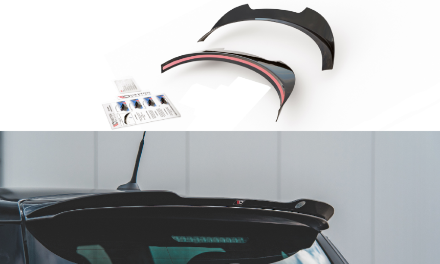 Dakspoiler Mini Countryman R60 Maxton Design glans zwart