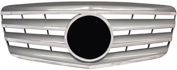 Grill KPL. DB W211 06-09 chrome/SILBER