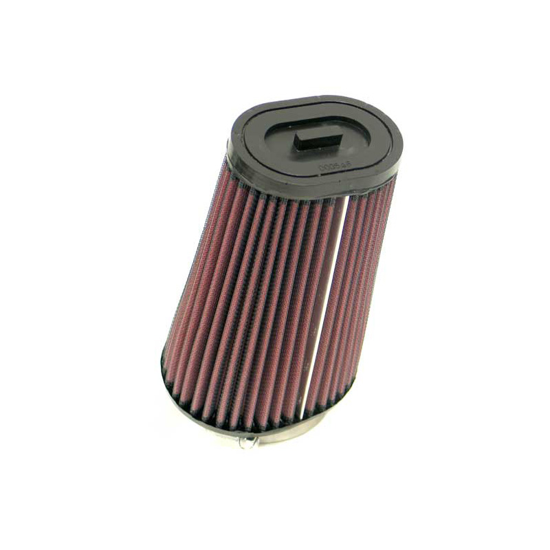 K&N Universeel Luchtfilter Ovaal/Konisch 62mm aansluiting, hoek 20 graden, 114mm x 95mm onder, 89mm x 64mm top, 178mm hoogte (SN-2560)