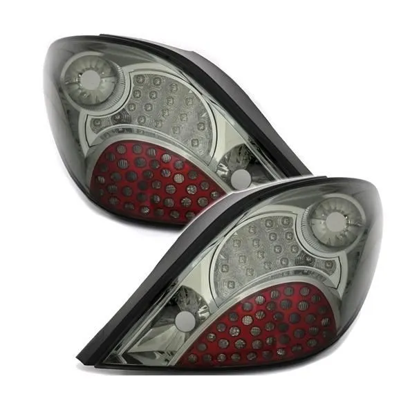Taillights LED Peugeot 207 06- smoke