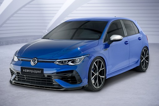 Voorspoiler Volkswagen Golf 8 R CSR Glans Zwart