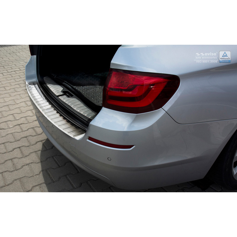 RVS Achterbumperprotector  BMW 5-Serie F11 Touring 2010-2017 'Ribs'