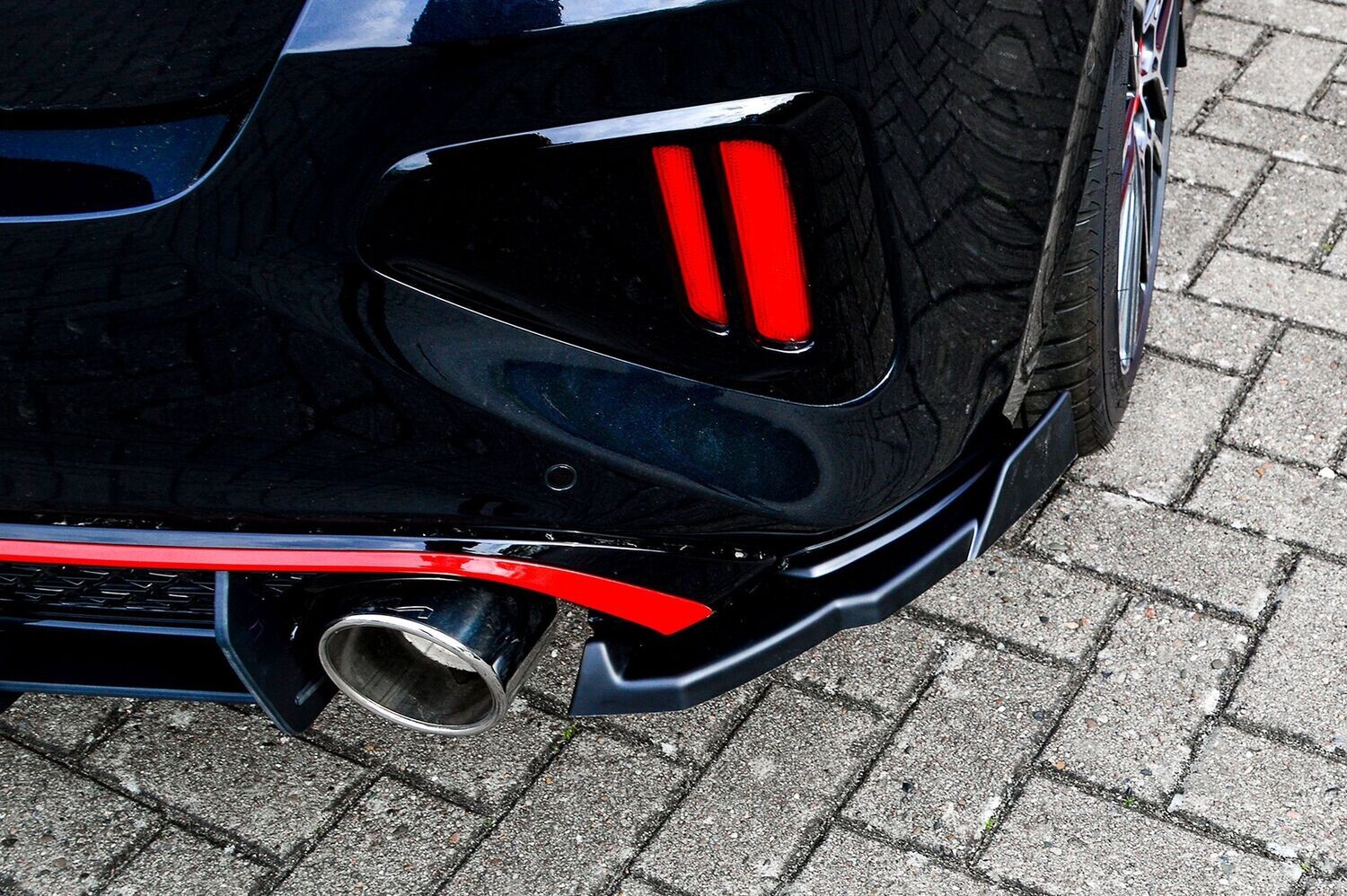 Achterdiffuser zijdelen met vleugels Kia Ceed CD GT Facelift