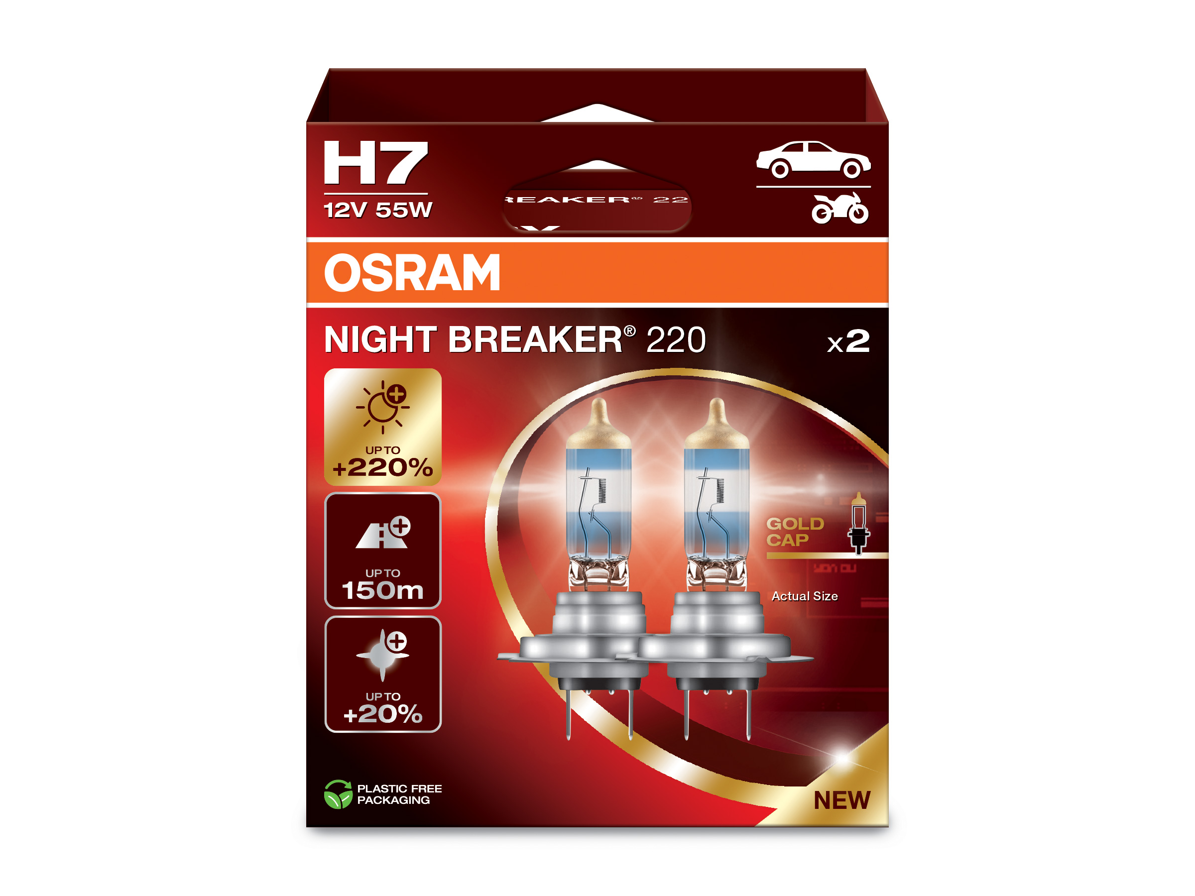 Osram Night Breaker Laser H7 2pcs