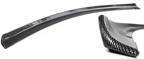 Achterklepspoiler flexibel universeel carbon 1.58m