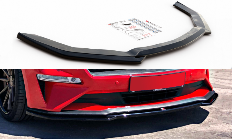 Voorspoiler Ford Mustang Mk. 6 Facelift Glanzend Zwart