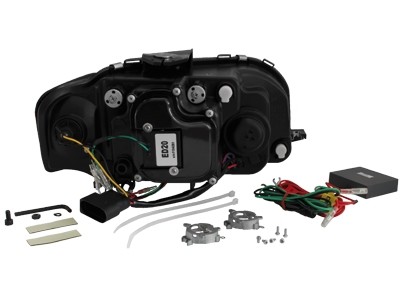 Headlights Audi A3 8P 03-08 Devil Eyes Dlite LED Black