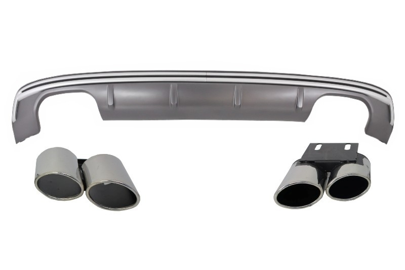 Audi A3 8V Sedan Facelift (2012-up) Achterbumper Diffuser + Tips