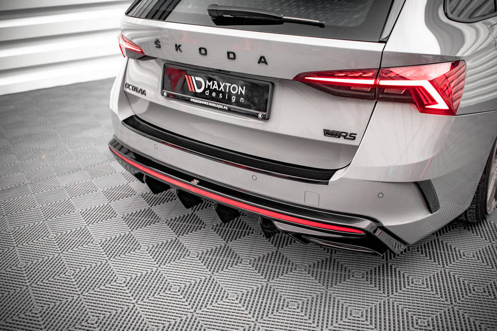 Diffuser Skoda Octavia RS MK4 Maxton Glans Zwart