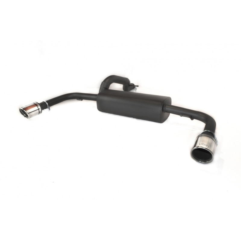 Dubbele Sportuitlaat  Volvo V40 1.6 88/110kW 2012- 90mm