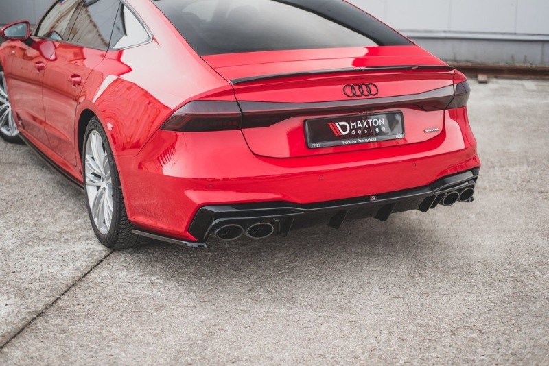 Zijdiffuser Audi A7 C8 S-Line Maxton Glanzend Zwart