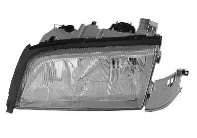 koplamp, Bosch, H1+H1+H7, pneum verstelb, rechts, 07/1998-Merced
