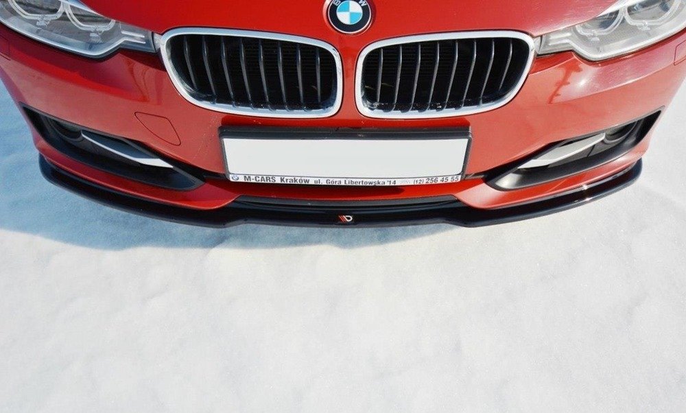 Voorspoiler BMW 3 Serie F30 11-15 Glossy Black