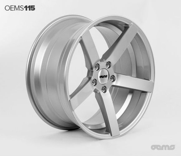 OEMS 115 20X8.5 5X120 35 MACHINED SILVER VELGEN