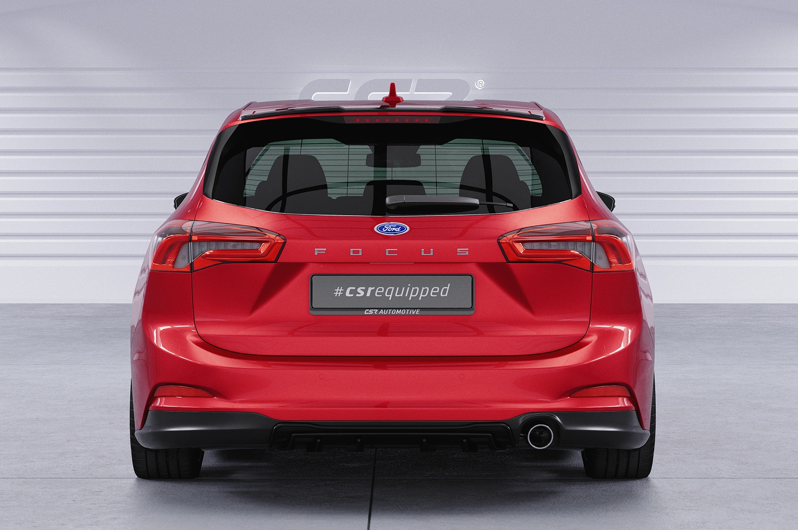 Achterspoiler Ford Focus MK4 Turnier glans zwart – CSR Automotive