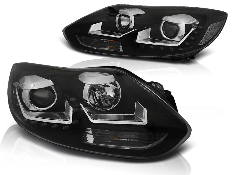 Headlights Ford Focus MK4 12+ black