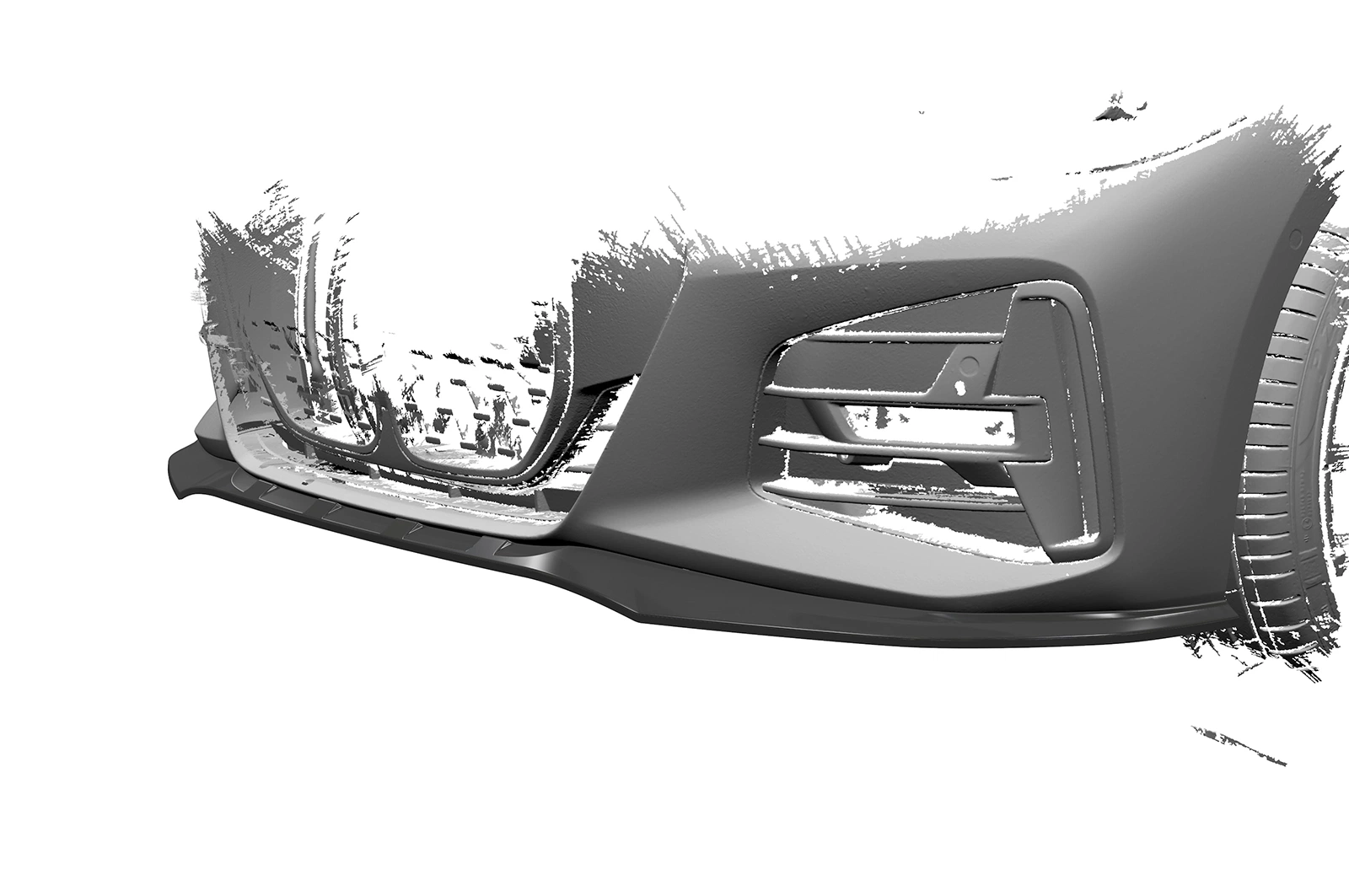 Voorspoiler BMW 4 Serie (G22/G23) M-Pakket en M440i – CSR Automotive