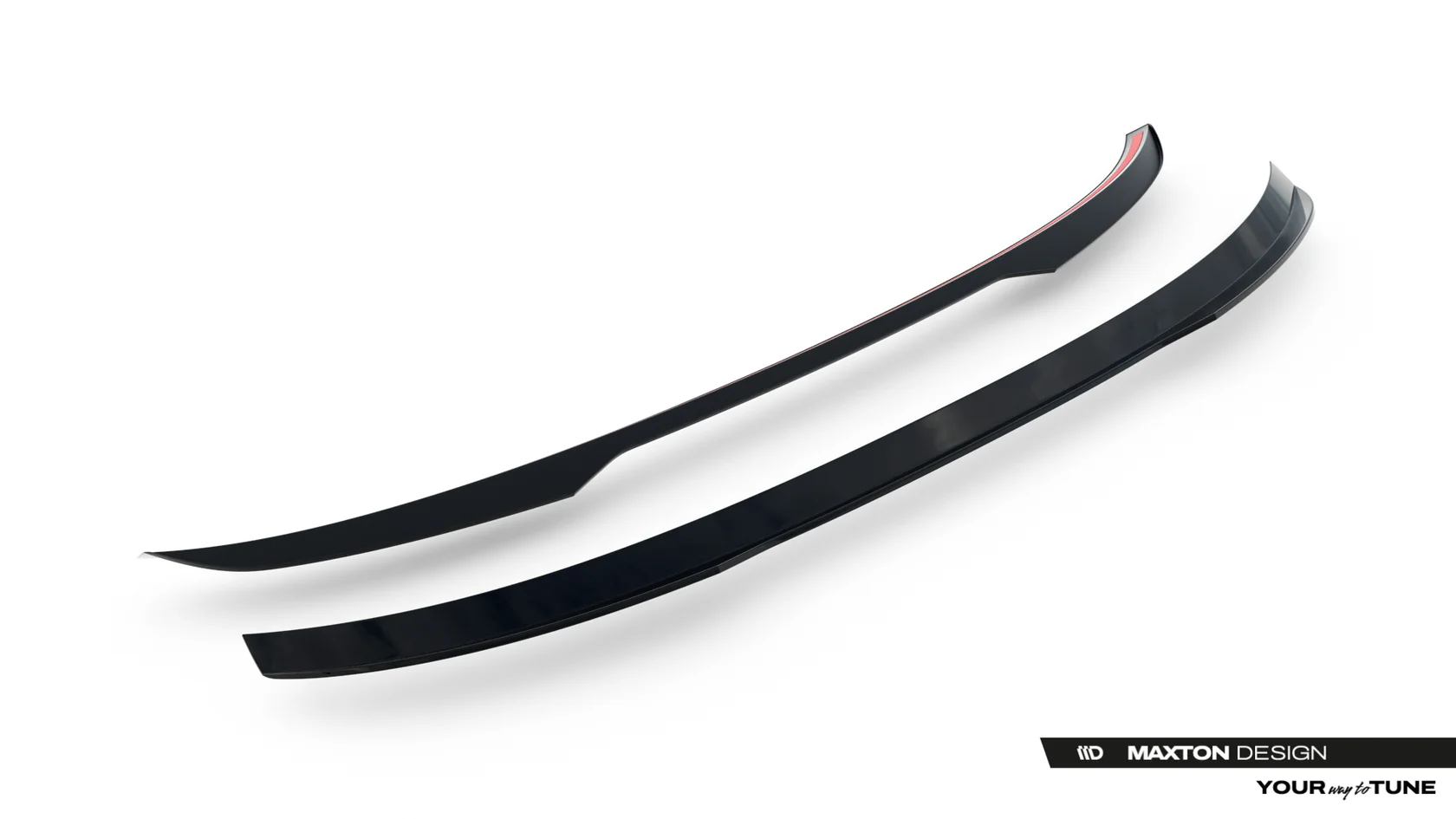 Lage Spoiler Audi SQ5/ Q5 S-Line Sportback Maxton Glans Zwart