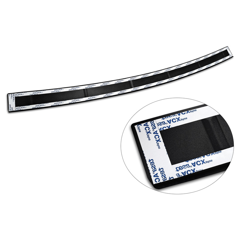 Matzwart RVS Achterbumperprotector  Mercedes GLE II W167 & GLE II 53 AMG 2019-2023 'Ribs'