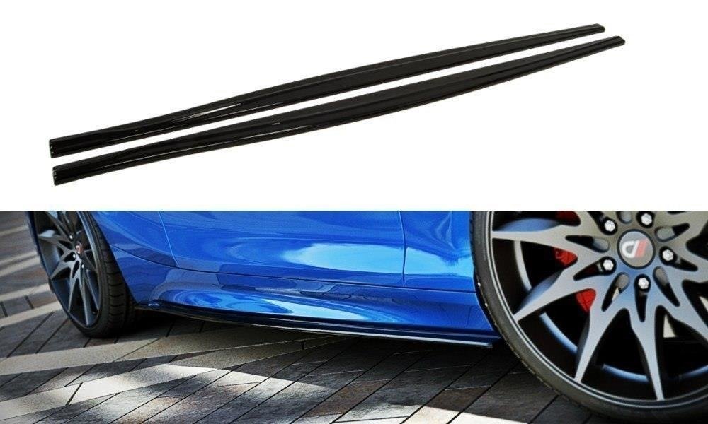Zijskirts Diffusor BMW 1-Serie F20/F21 Facelift M-Power Gloss Black