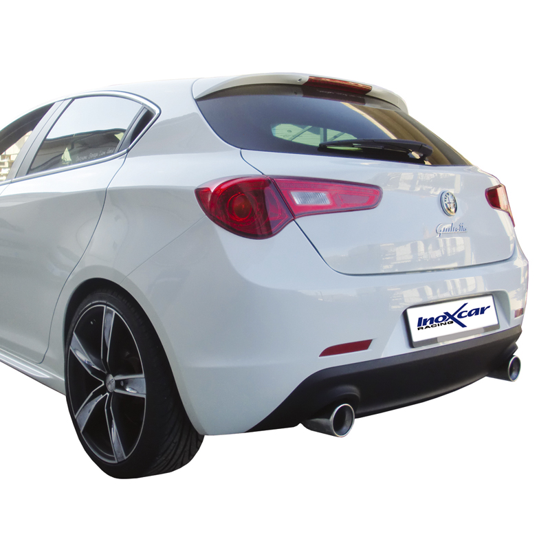 Einddemper Alfa Romeo Giuletta 1750TB (235pk) 10- L+R 102mm