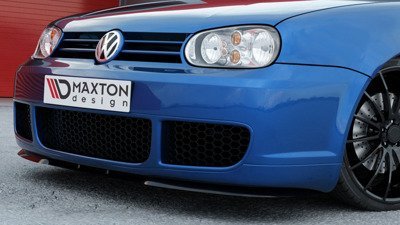 Voorbumperlip VW Golf 4 R32 Cupra-look Glans Zwart