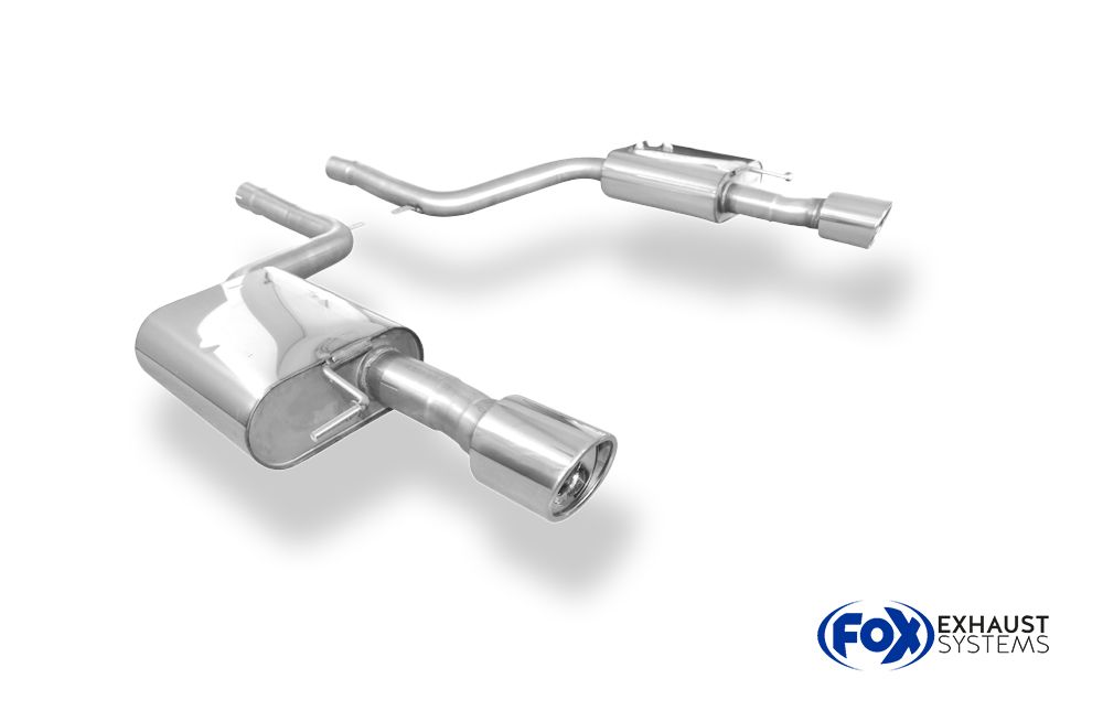 Audi A6 Typ 4F quattro 4,2l Einddemper rechts/links 63,5mm - 1x1