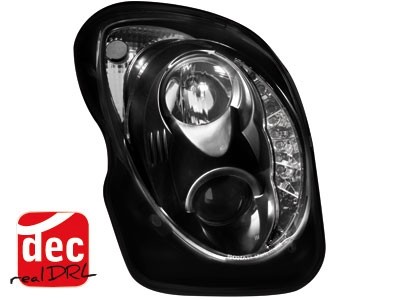 Headlights Alfa Romeo Mito 08- Devil Eyes Dlite LED Black