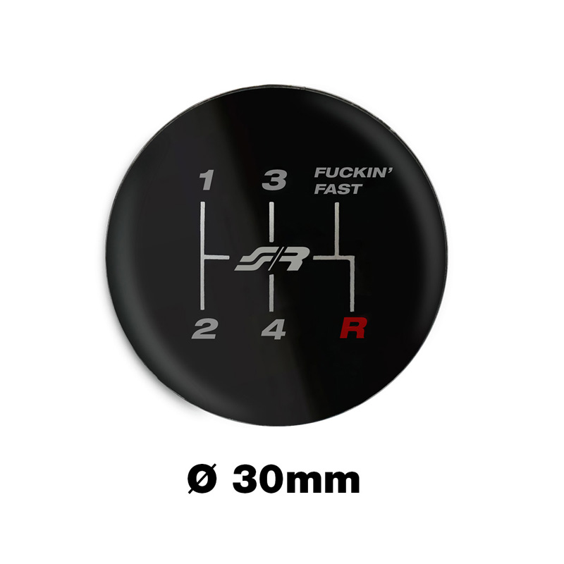 Simoni Racing Pookknop Schakelpatroon Scheme 3 - 5-Versnellingen F-Fast (achteruit rechtsonder) Ø30mm