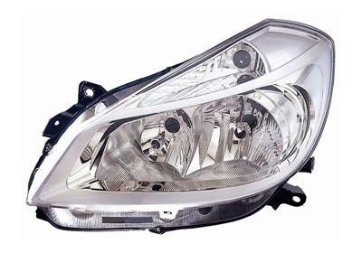 koplamp, H7+H1, elektr verstelb, rechts,-02/2008 Renault Clio, 2