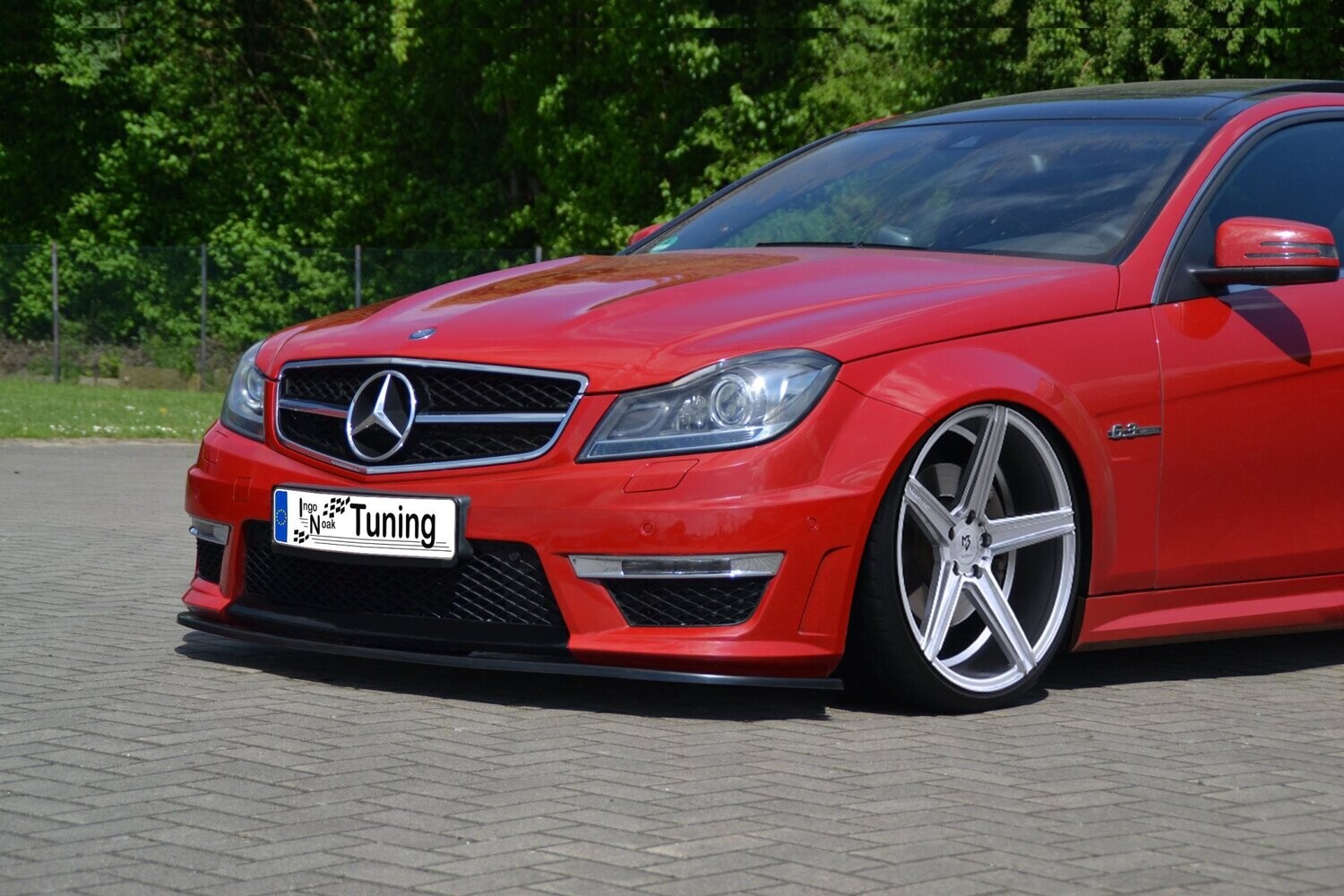 Voorspoilerlip Mercedes C63 AMG 204 2011-2015