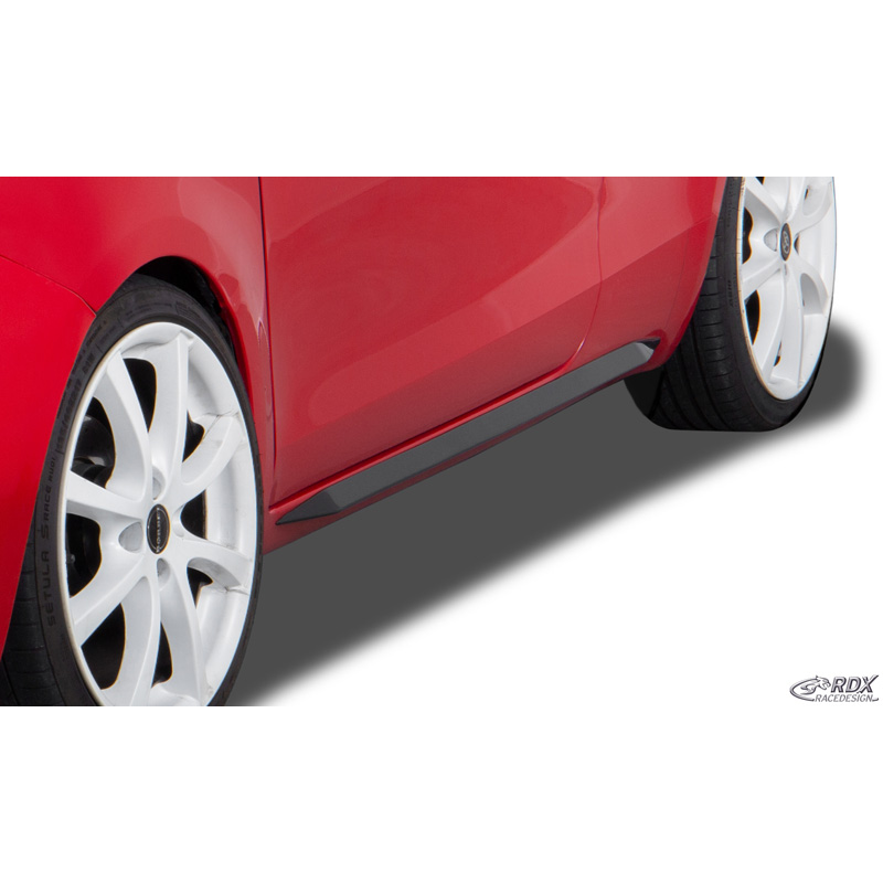RDX Racedesign Sideskirts 'Slim'  Toyota Yaris P9 2005-2011 (ABS zwart glanzend)
