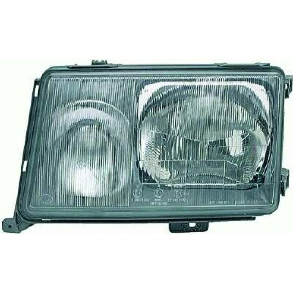 Koplamp GLAS links DB W124 89-93 HELLA