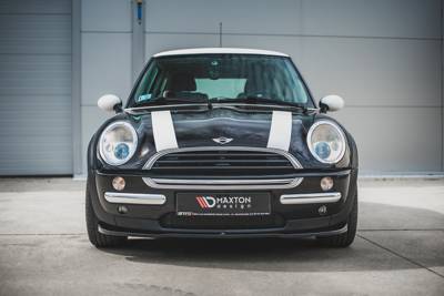 Voorspoiler Mini Cooper / One R50 Glans Zwart