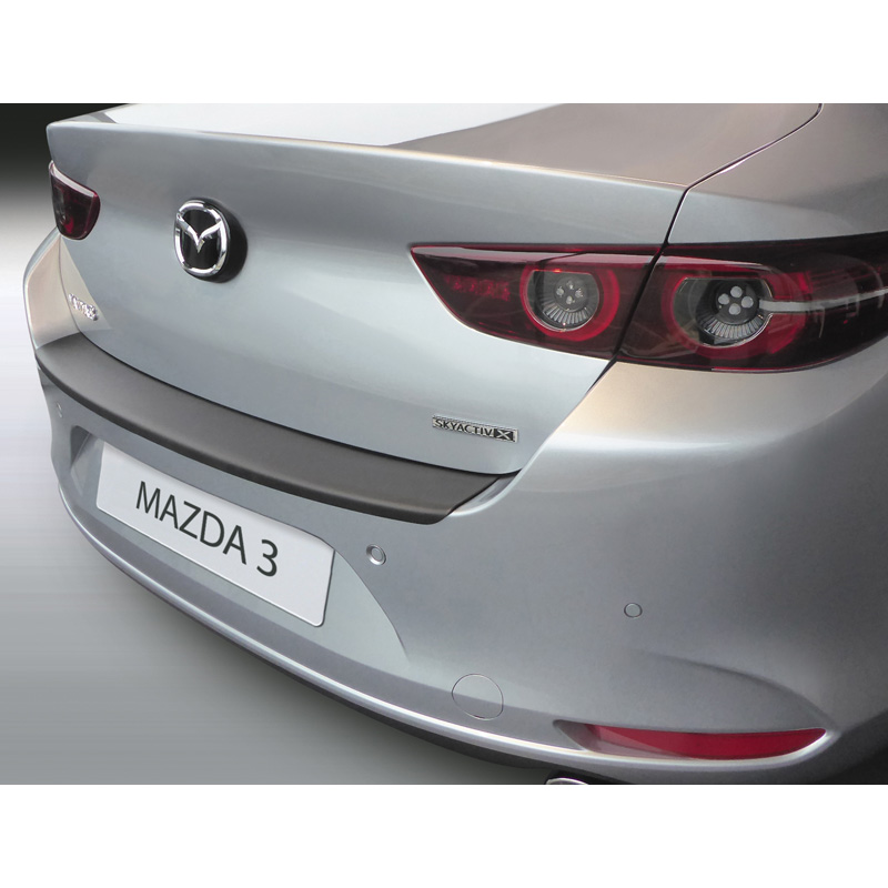 ABS Achterbumper beschermlijst  Mazda 3 (BP) Sedan 2019- Zwart