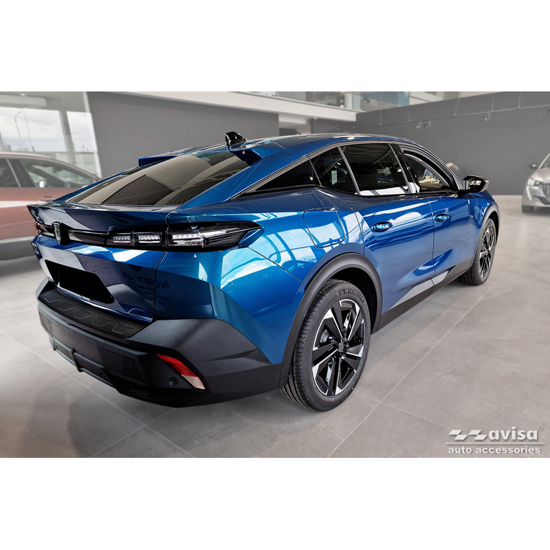 Matzwart RVS Achterbumperprotector  Peugeot 408 II Fastback 2023-