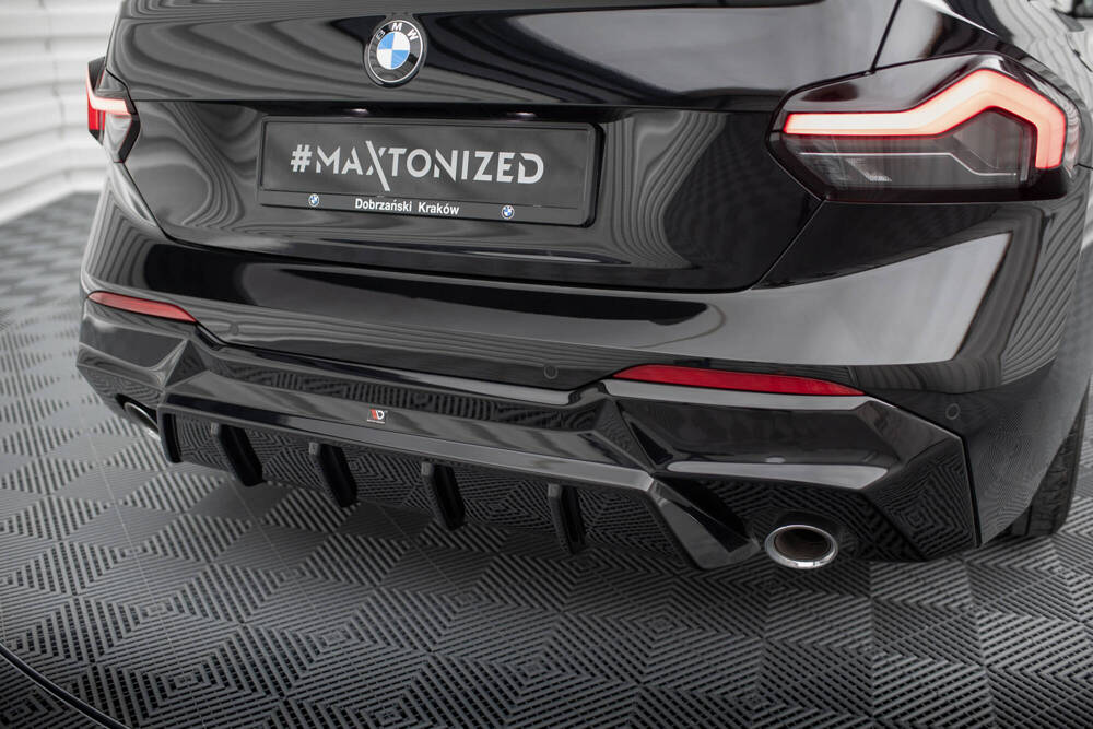 Diffuser BMW 2 Serie Coupe G42 Maxton Glans Zwart