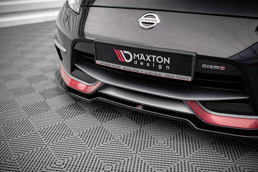 Voorspoiler V.3 Nissan Nismo 370Z Maxton Glans Zwart
